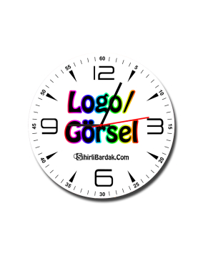 Kişiye Özel Ahşap Duvar Saati Baskı
