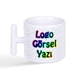 Kişiye Özel T Kulplu Nescafe Fincanı Baskı