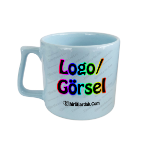 Toptan Mavi Nescafe Fincanı Baskı