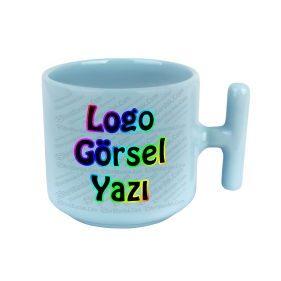 Toptan Mavi T Kulplu Nescafe Fincanı Baskı