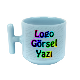 Toptan Mavi T Kulplu Nescafe Fincanı Baskı