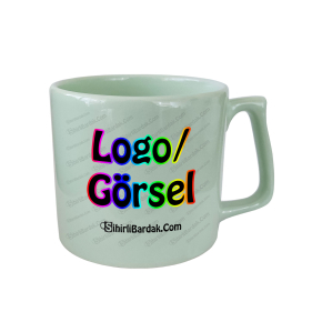 Toptan Yeşil Nescafe Fincanı Baskı