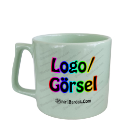 Toptan Yeşil Nescafe Fincanı Baskı