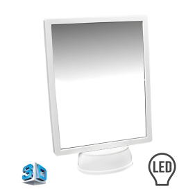 3D Led Işıklı Dikdörtgen Sihirli Ayna