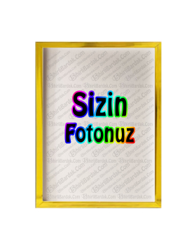 A3 Dikdörtgen Gold Sök Tak Yapışkanlı Çerçeve - 30x42 Cm