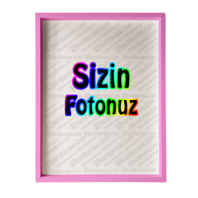 A3 Dikdörtgen Pembe Sök Tak Yapışkanlı Çerçeve - 30x42 Cm