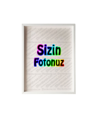 A4 Dikdörtgen Sök Tak Beyaz Yapışkanlı Çerçeve - 21x30 Cm A4 Dikdörtgen Sök Tak Beyaz Yapışkanlı Çerçeve - 21x30 Cm
