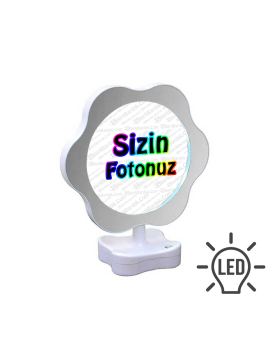 Led Işıklı Papatya Sihirli Ayna