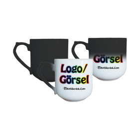 Kişiye Özel Oval Sihirli Kupa Bardak Baskı Kişiye Özel Oval Sihirli Kupa Bardak Baskı