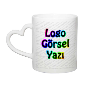 Toptan Kalp Kulplu Kupa Bardak Baskı