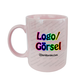 Toptan Pembe Kupa Bardak Baskı