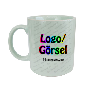 Toptan Yeşil Kupa Bardak Baskı