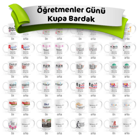 Öğretmenler Günü Kupa Bardak Baskı Öğretmenler Günü Kupa Bardak Baskı