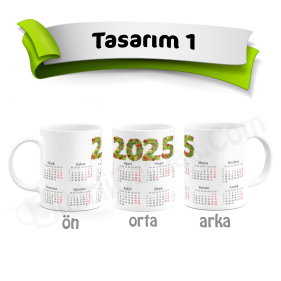 Yılbaşı Kupa Bardak Baskı Yılbaşı Kupa Bardak Baskı